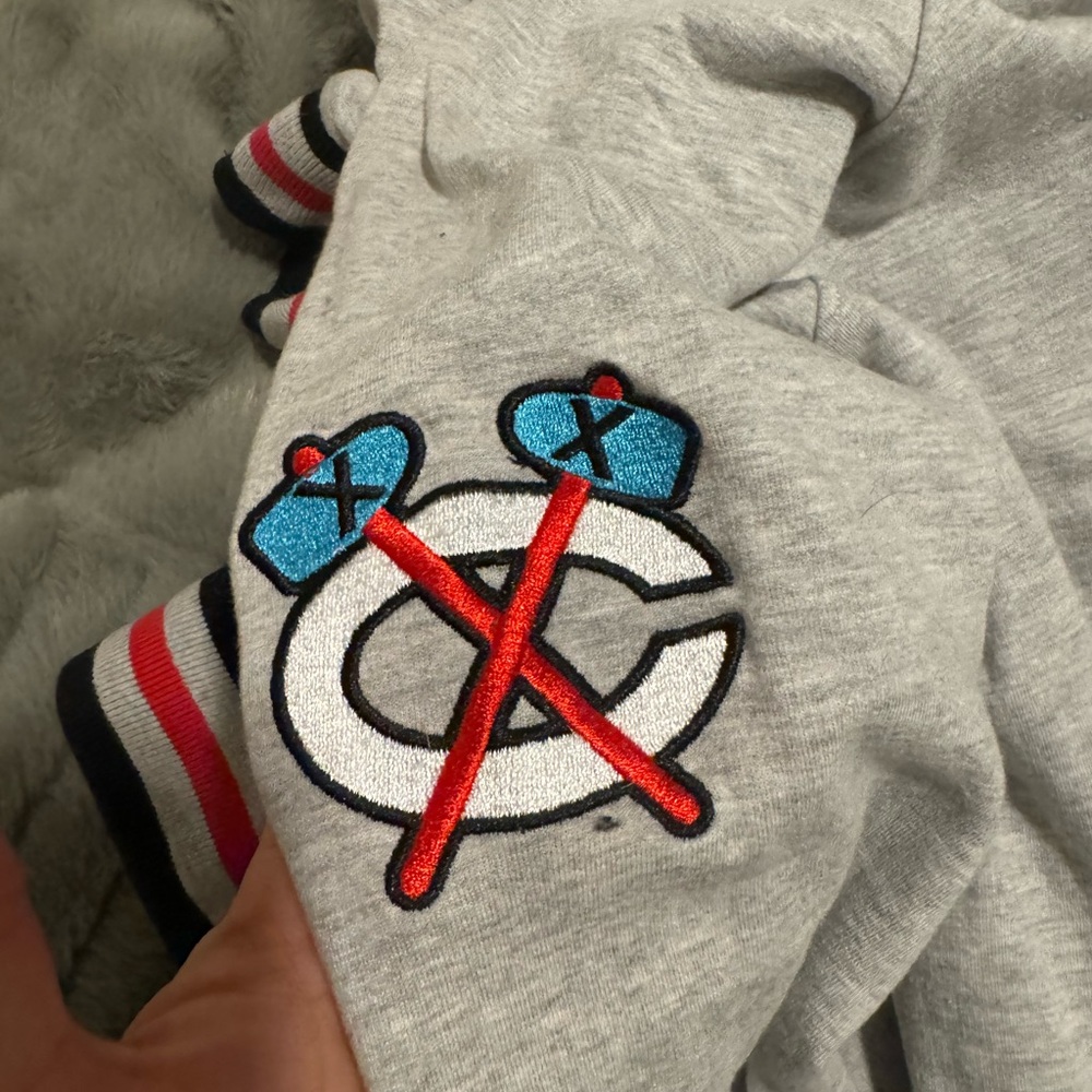 Chicago Blackhawk Patchwork Crew Neck - image 5